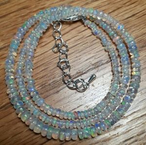 ♡ FIRE OPAL NECKLACE ♡